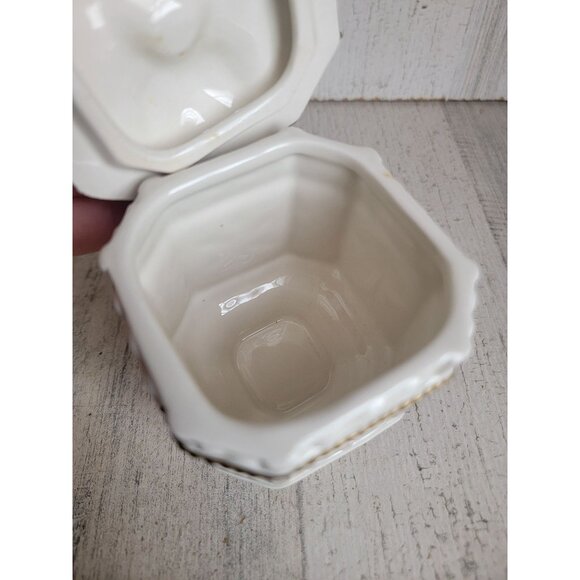 Fitz Floyd trinket box snowy Woods snowflake vintage home decor - Picture 7 of 9